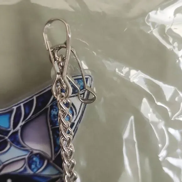 Blue Mosiac Cat Suncatcher - Picture 7 of 8